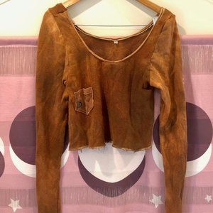 Sinew Moon Sweet Jane Crop (Long Sleeve)